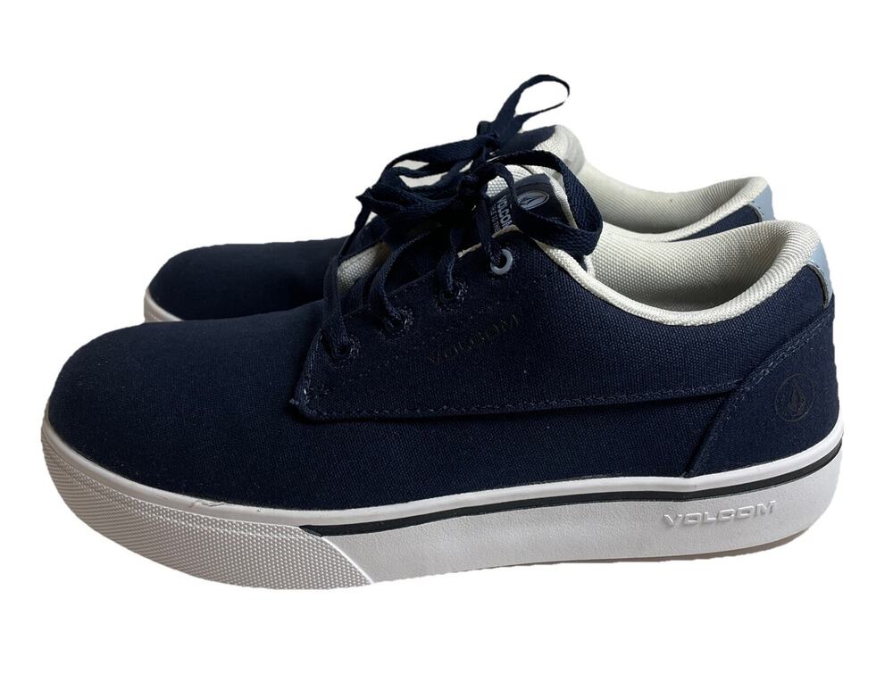 VOLCOM Workwear True Shoes- Men’s Navy Sz 8M Comp Toe But Looks Like A Sneaker